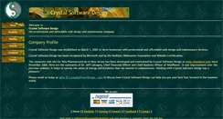 Desktop Screenshot of crystalsoftwaredesign.com